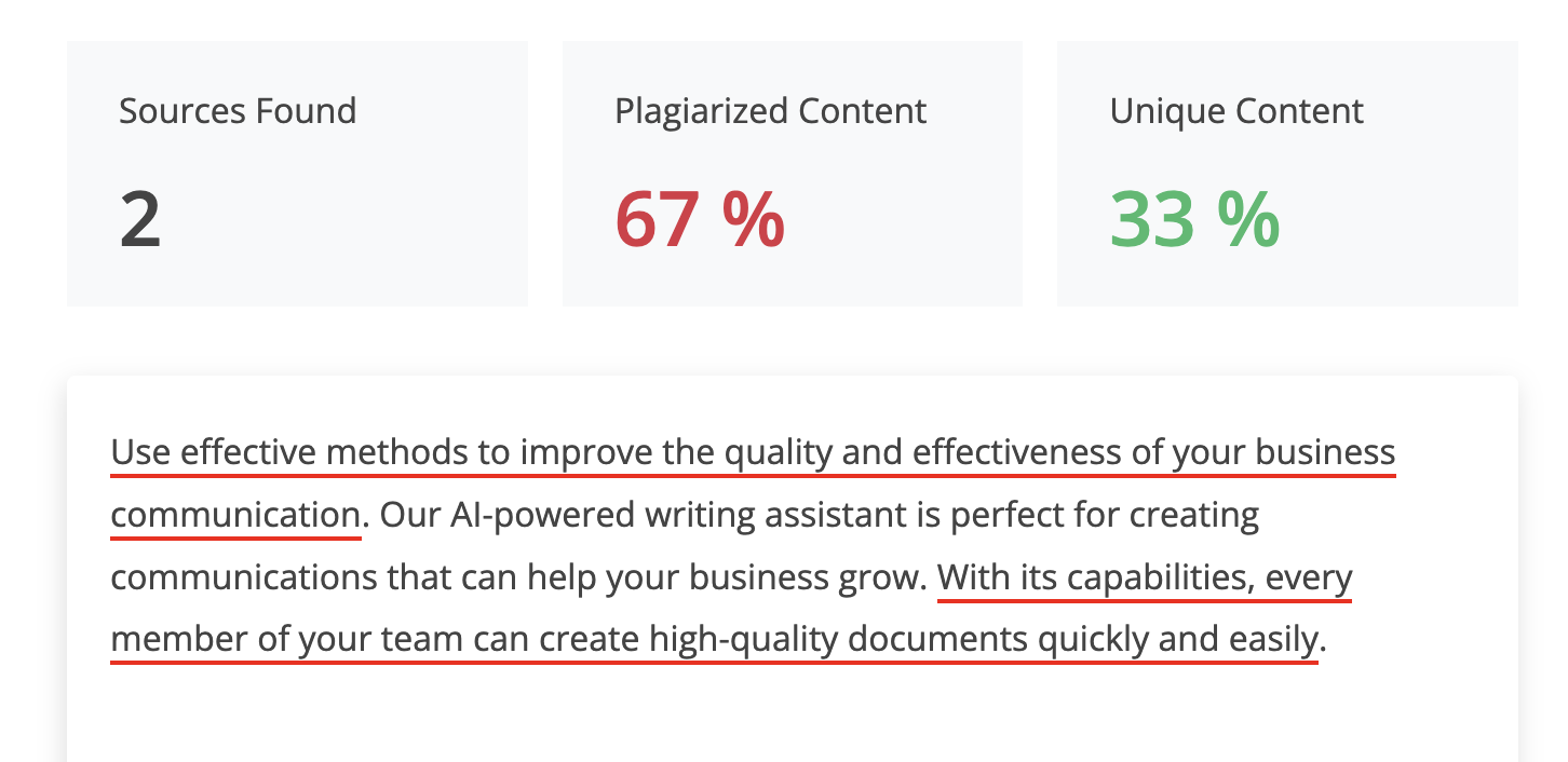 plagiarism checker